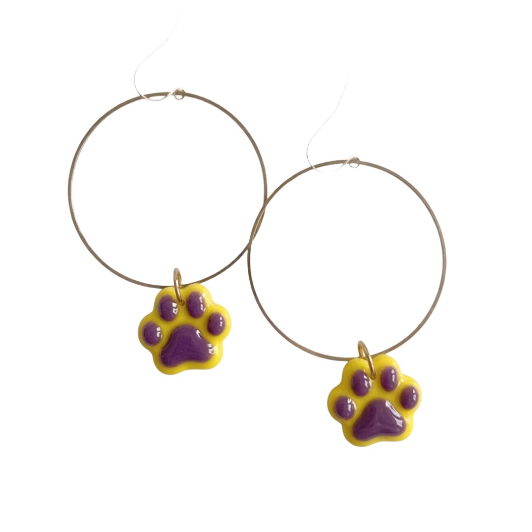 Purple + Yellow