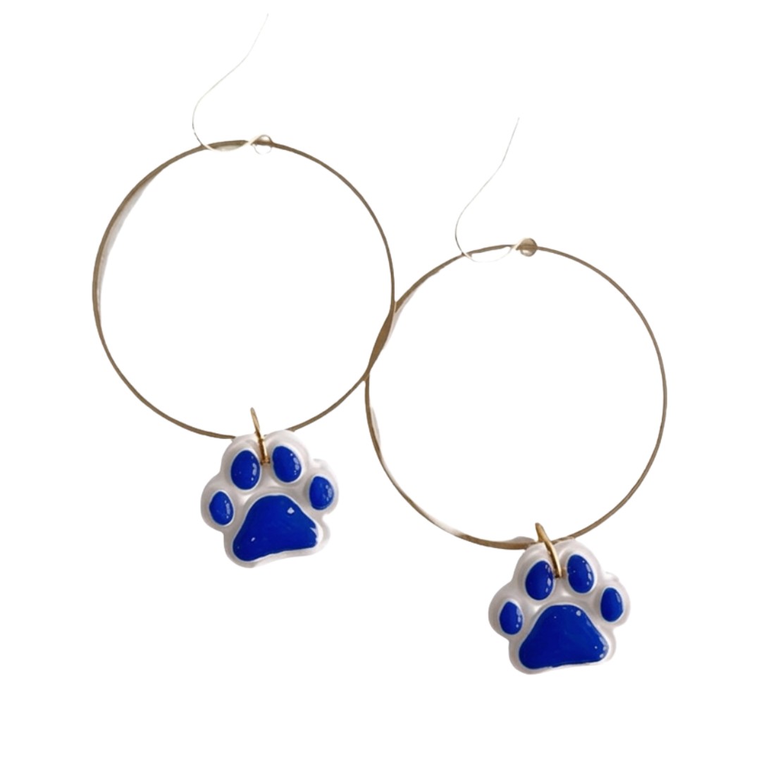 Royal Blue + White