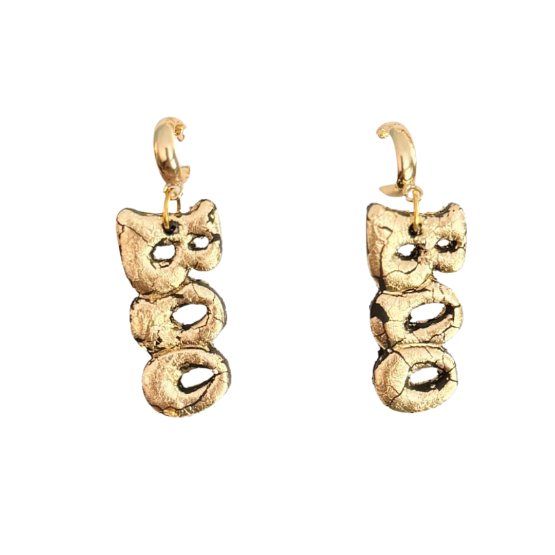 Boo In Gold — Black