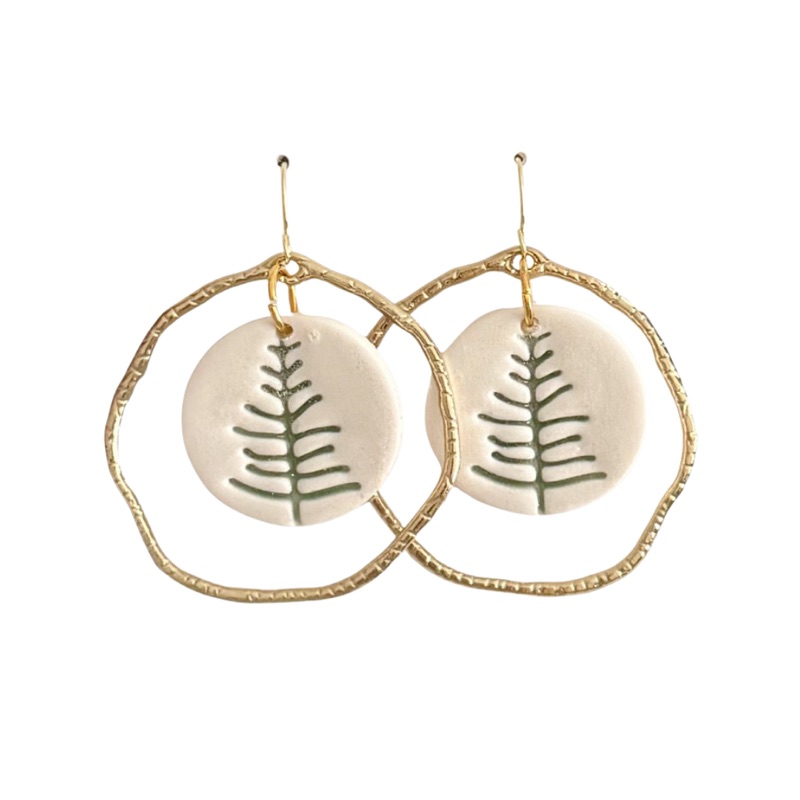 Evergreen Circles — Forest Green