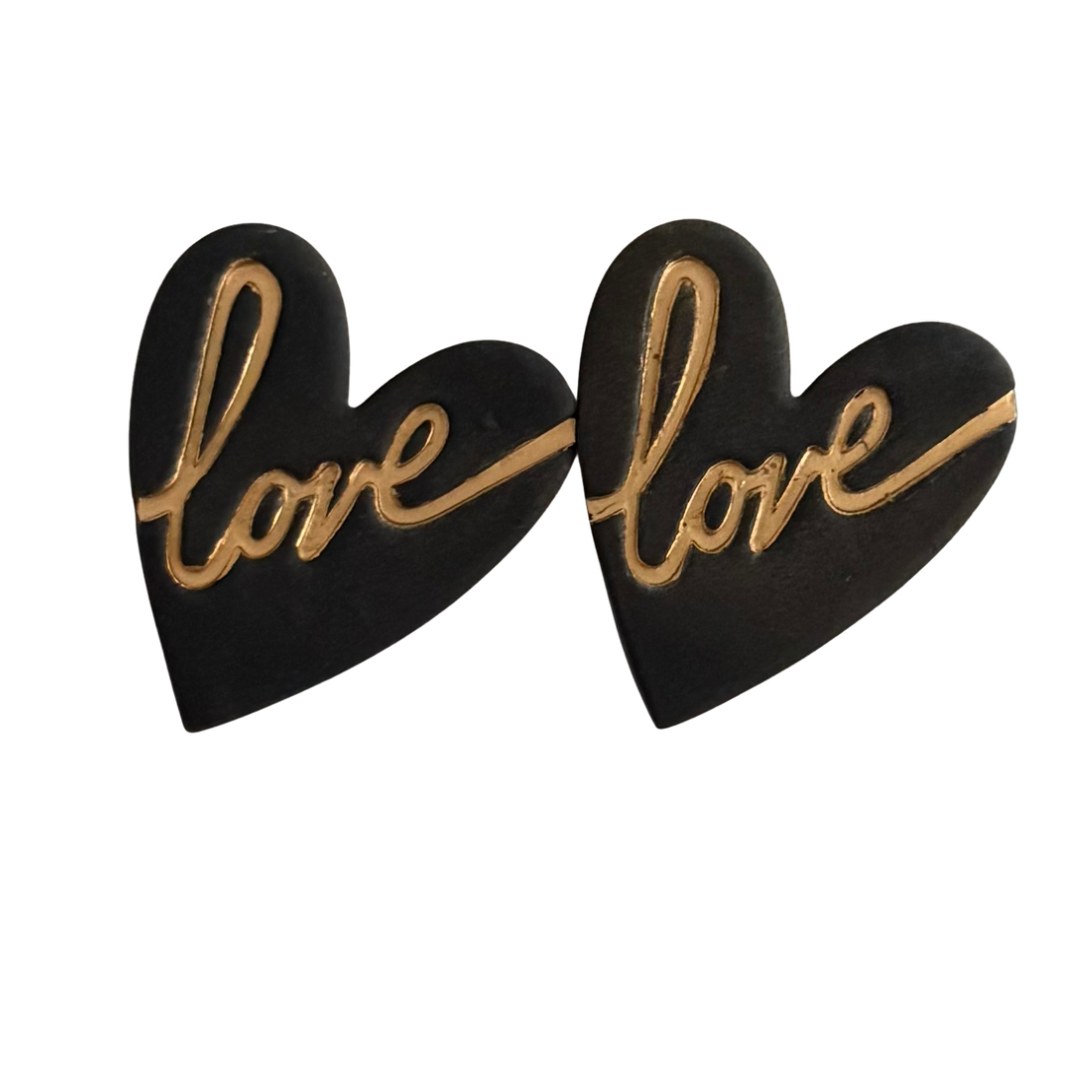 Love Hearts — Black