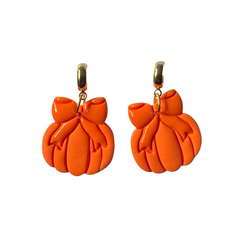 Pumpkin Bows — Orange