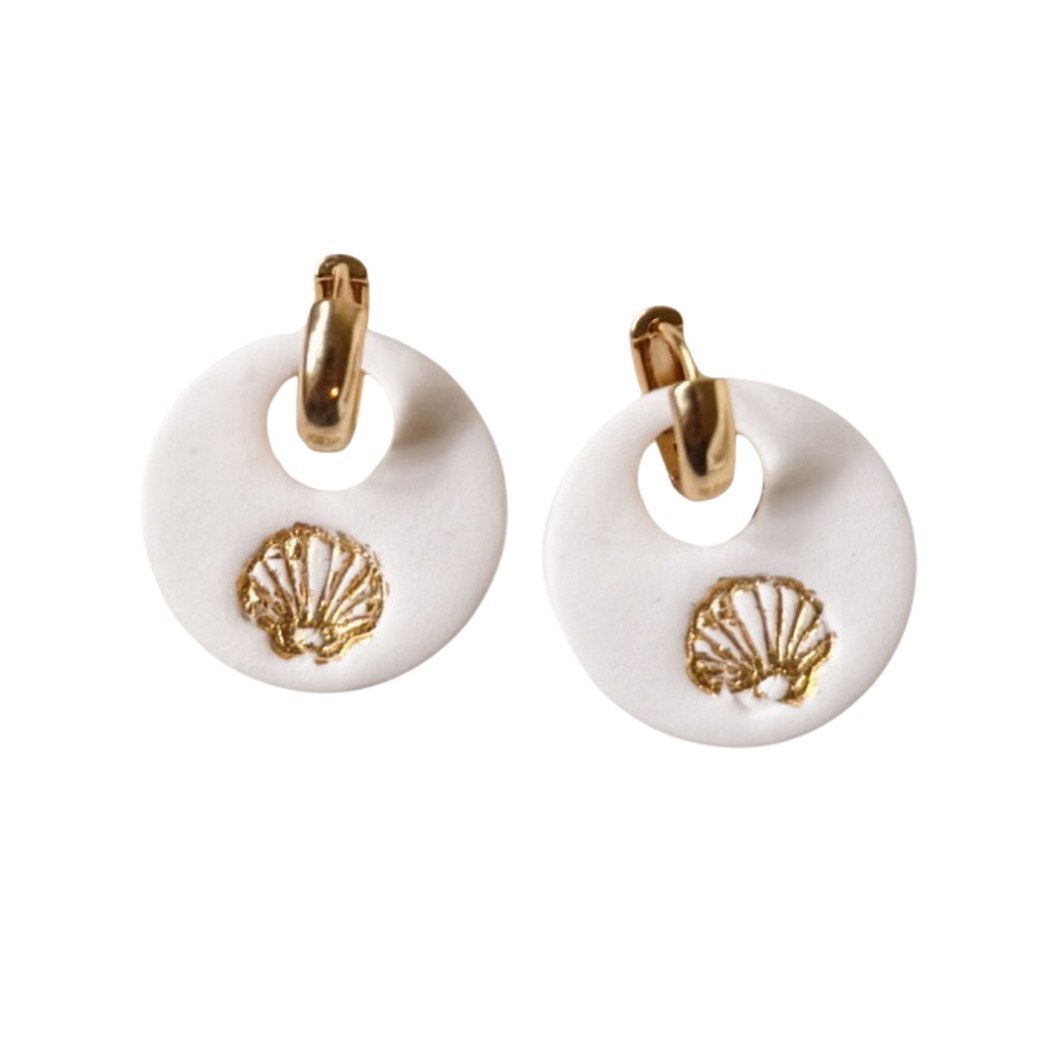 Seashell Disc — White