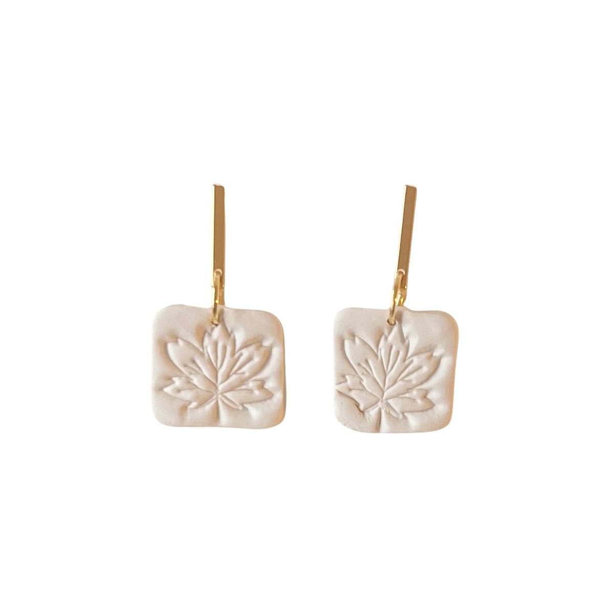 Square Leaves — White