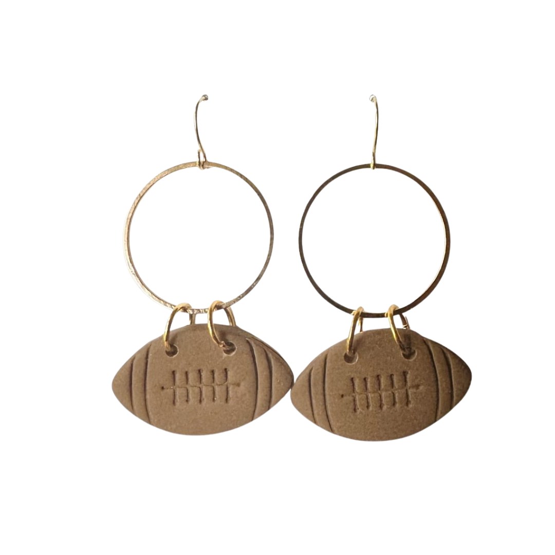 Football Hoop — Brown